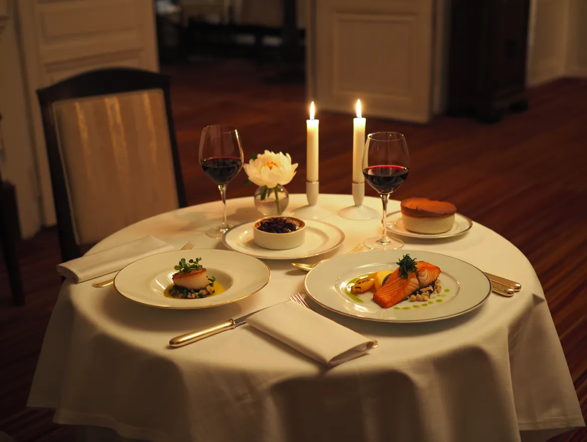 Private celebration with elegant food presentation